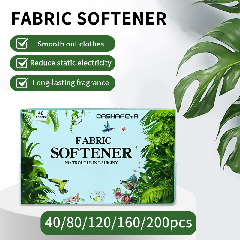 Fabric Softener Sheet - Langlebige, frische Kokosnuss-Duft-Trocknerblätter, antistatischer Weichspüler für