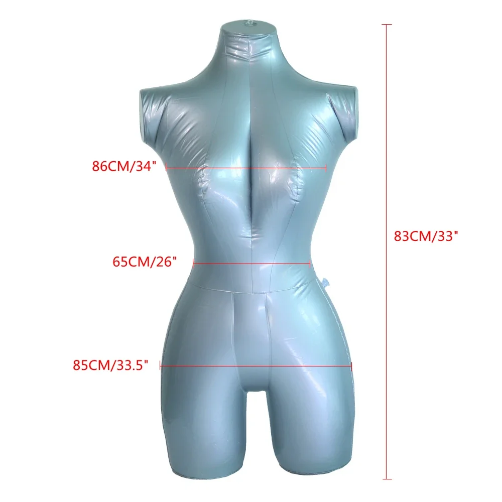 Dress Form Mannequin - 1 Stück aufblasbarer weiblicher Torso Top
