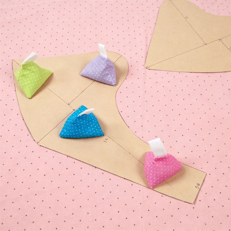 Fabric Weight Set - Set mit 4 dreieckigen Stoffgewichten mit