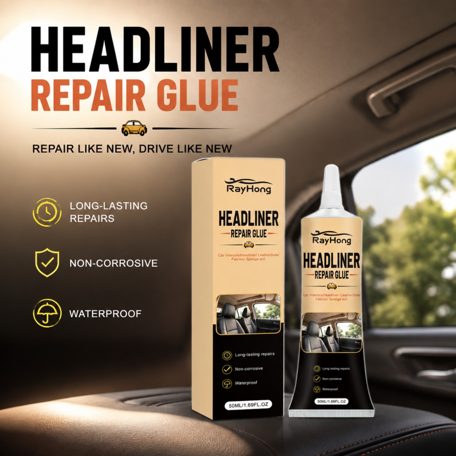 Dachhimmel-Reparaturkleber Aut – Fabric Glue Bond Bewertung und Preis
