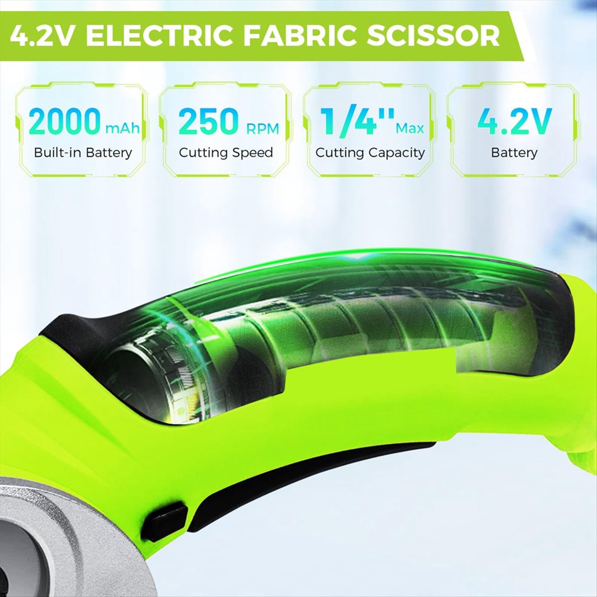 Kabellose Elektrische Stoffsch – Rotary Cutter Fabric Bewertung und Preis