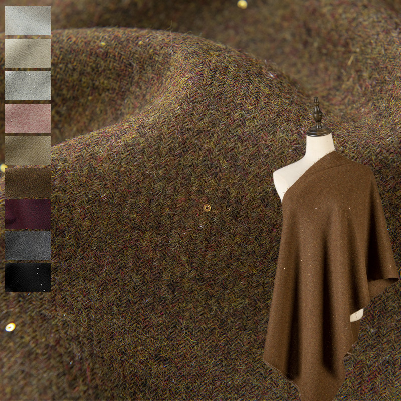 Sternenhimmel-Pailletten-Tweed – Sewing Tweed Bewertung und Preis
