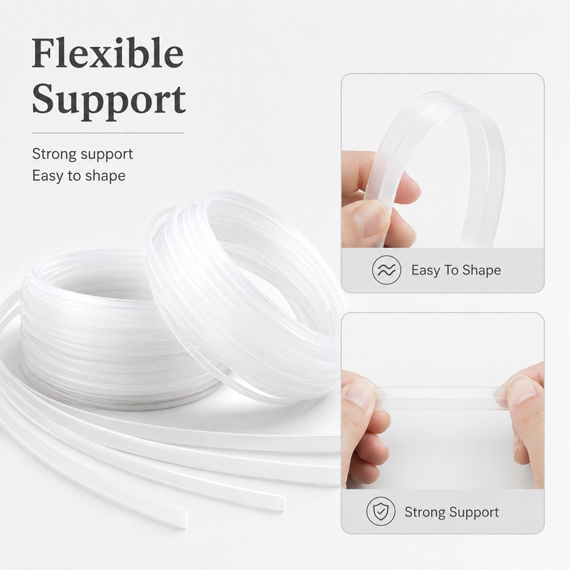 20M 4mmx1.3mm Klares Kunststof – Textile Sewing Support Bewertung und Preis