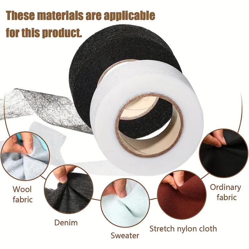 4-Roll-Saumband zum Aufbügeln, – Hem Tape Fusible Bewertung und Preis