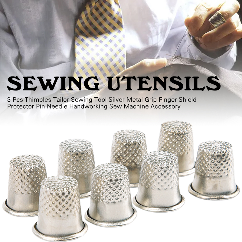 3Pcs Fingerhut Metall Nähen Fi – Sewing Pin Cushion Bewertung und Preis