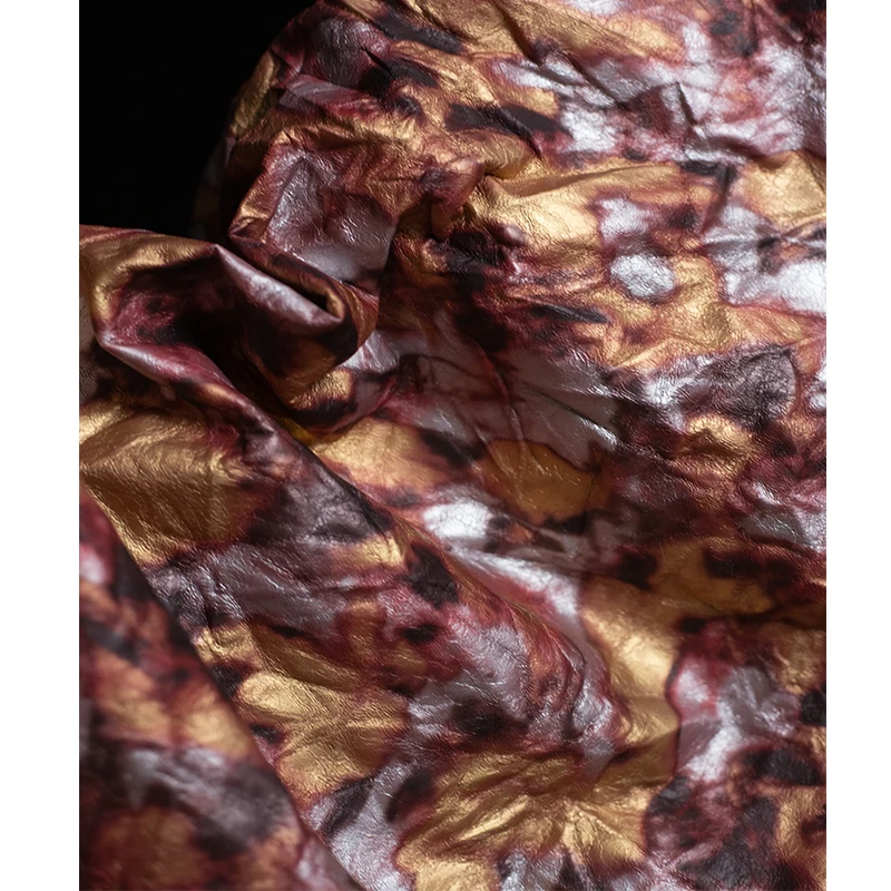 Kreatives Lederstoff mit Falte – Is Sewing Textile Art Bewertung und Preis
