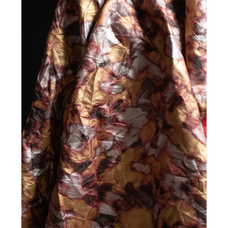 Kreatives Lederstoff mit Falte – Is Sewing Textile Art Bewertung und Preis