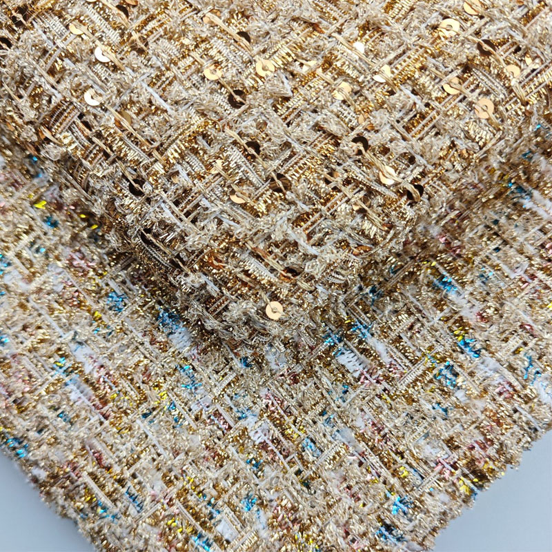 Golddraht und Pailletten, garn – Sewing Tweed Bewertung und Preis