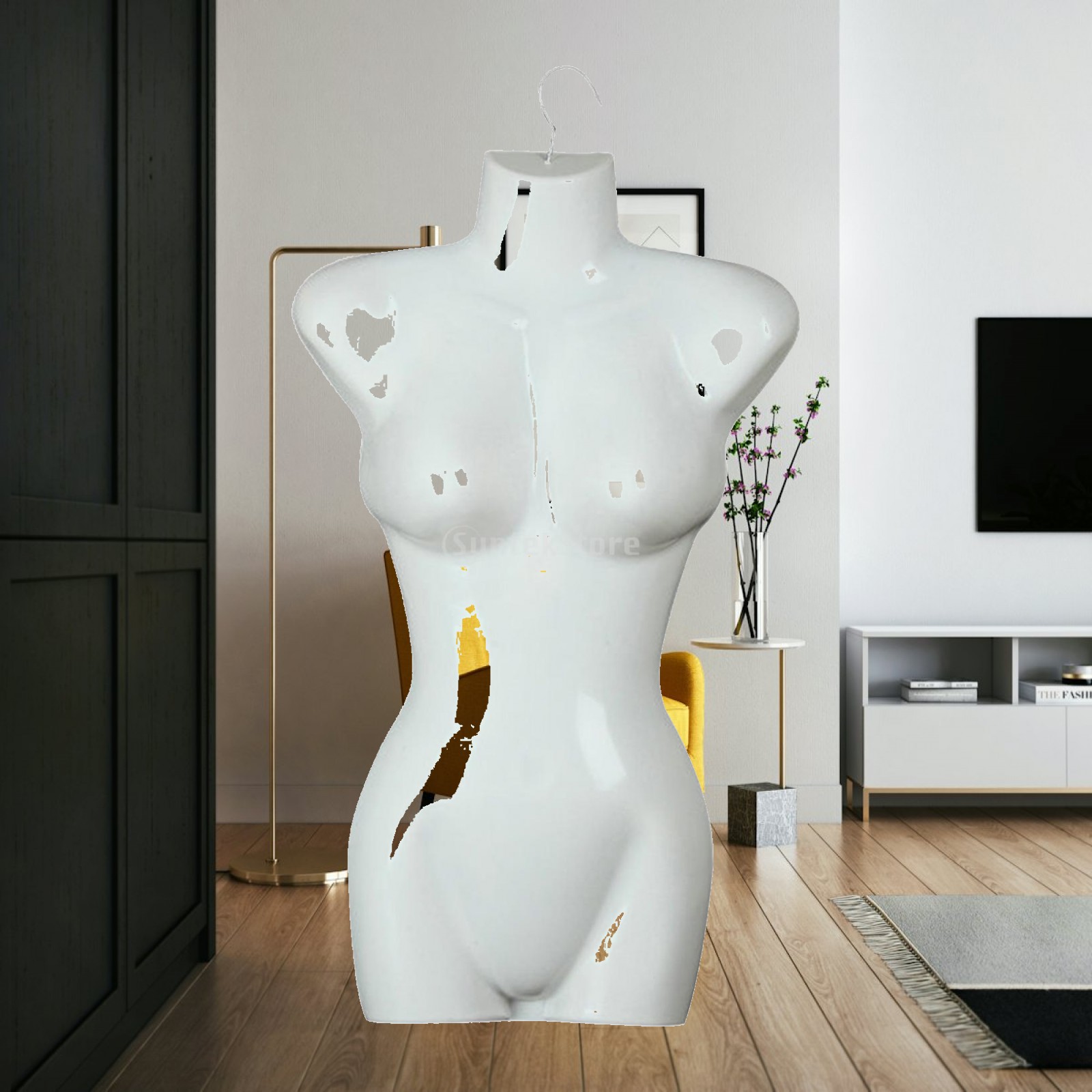 Formvoller Torso Halbkörper-Sc – Dress Form Mannequin Bewertung und Preis