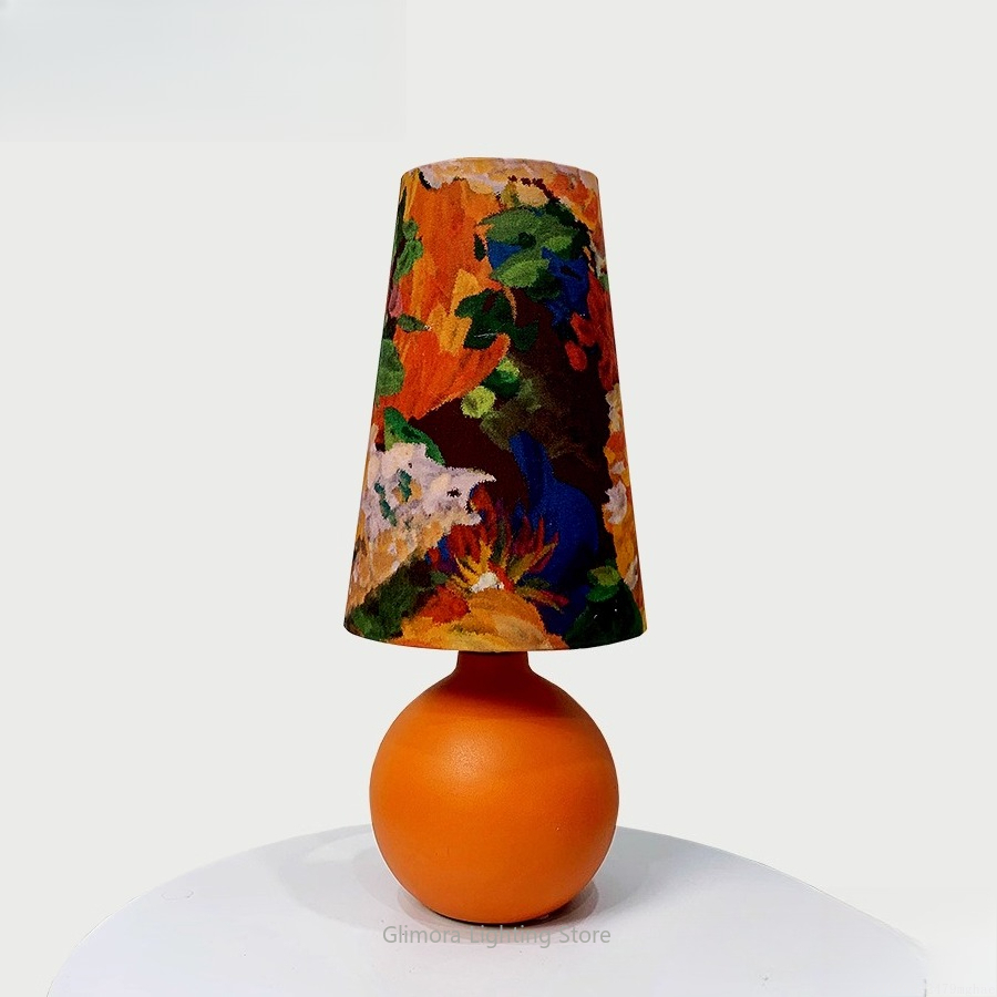 Orangefarbene Kugel-Tischlampe – Century Textile & Sewing Supply Photos Bewertung und Preis