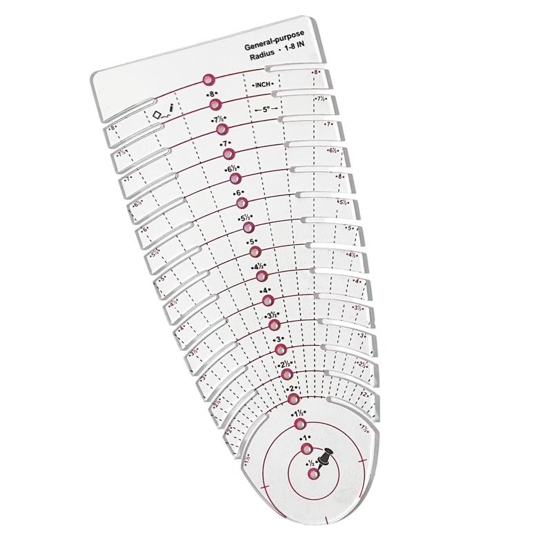 39BB Rutschfestes Nählineal, M – Sewing Textile Art Bewertung und Preis