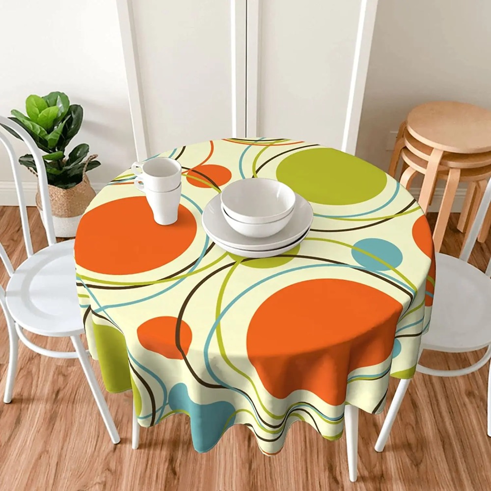 Tischdecke, bunt, 1950er-Jahre – Century Textile & Sewing Supply Online Shopping Bewertung und Preis