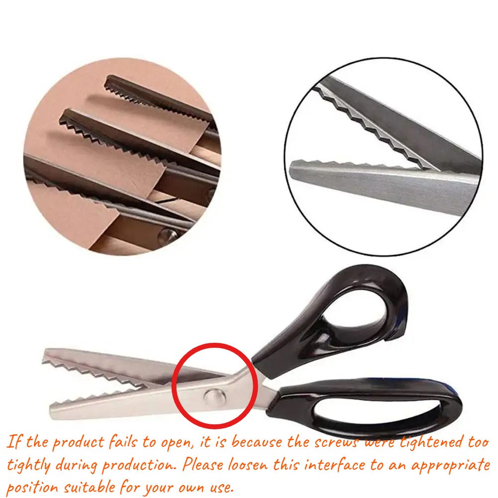 Zackenschere aus Edelstahl, Zi – Sewing Zigzag Bewertung und Preis