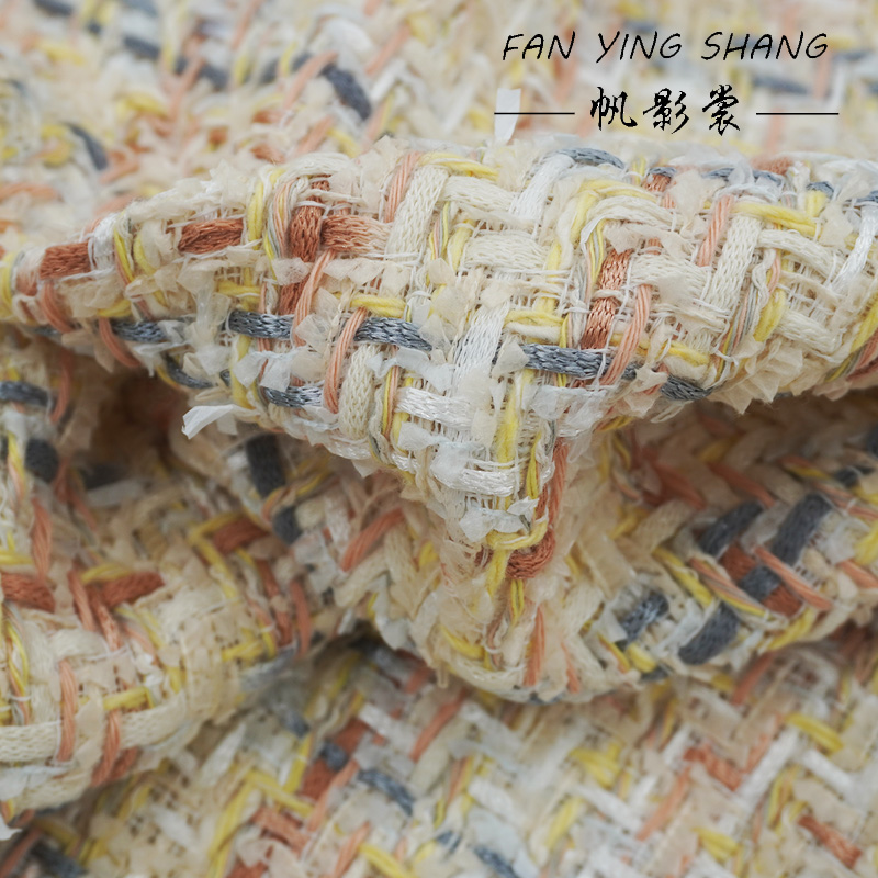 2026 Neue Mode Weiß-Grau-Orang – Sewing Tweed Bewertung und Preis