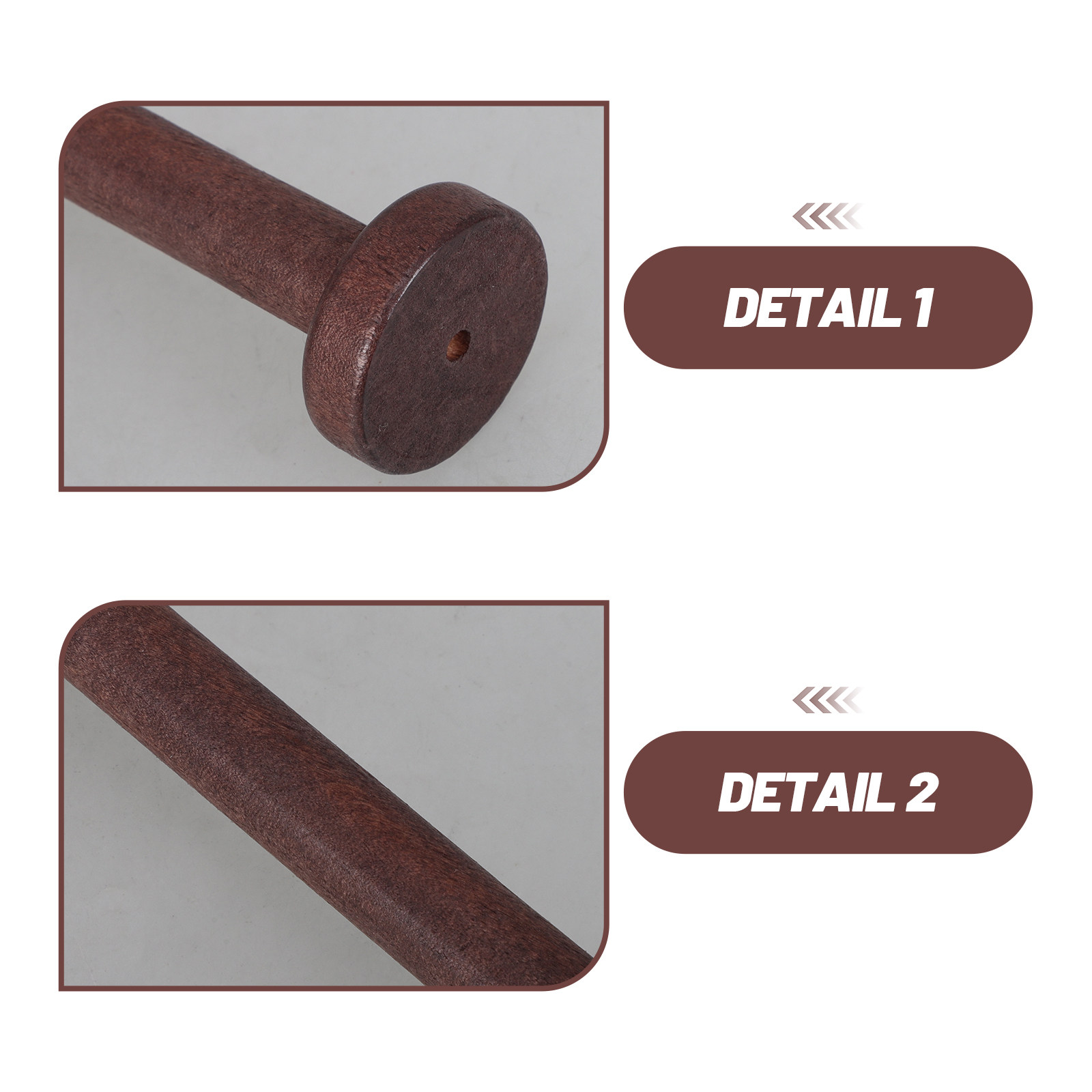 5 Stück handpolierte Holzspule – Thread Bobbins Empty Bewertung und Preis