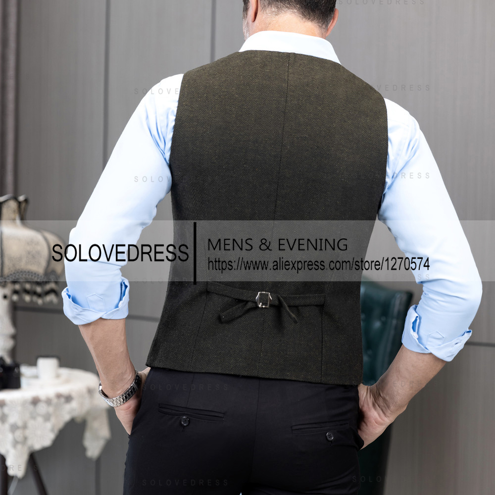 Männer Formale Anzug Weste V-a – Sewing Tweed Bewertung und Preis
